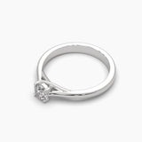 Ivana Jewels Rings 0.44 Carat Round Cut Diamond Ring