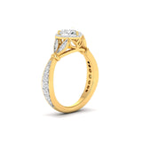 Ivana Jewels Rings 0.56ct Round & Heart Diamond Halo Ring