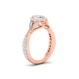 Ivana Jewels Rings 0.56ct Round & Heart Diamond Halo Ring