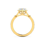 Ivana Jewels Rings 0.56ct Round & Heart Diamond Halo Ring