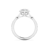 Ivana Jewels Rings 0.56ct Round & Heart Diamond Halo Ring