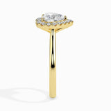 Ivana Jewels Rings 1.2 Carat Centre Solitaire Heart Shape Diamond Halo Engagement Ring
