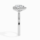 Ivana Jewels Rings 1.2 Carat Centre Solitaire Heart Shape Diamond Halo Engagement Ring
