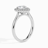 Ivana Jewels Rings 1.2 Carat Centre Solitaire Heart Shape Diamond Halo Engagement Ring