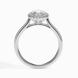 Ivana Jewels Rings 1.2 Carat Solitaire Marquise Diamond Halo Ring