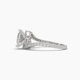 Ivana Jewels Rings 1.25 Carat Solitaire Diamond Princess Perfection Ring