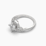 Ivana Jewels Rings 1.25 Carat Solitaire Diamond Princess Perfection Ring