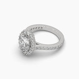 Ivana Jewels Rings 1.32 Carat Oval Shape Diamond Solitaire Ring