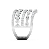 Ivana Jewels Rings 1.5 Carat Diamond V Crown Ring