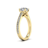 Ivana Jewels Rings 1.50 Carat Solitaire Round Diamond Elegant Orla Engagement Ring
