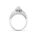 Ivana Jewels Rings 1 Carat Diamond Gold Halo Ring