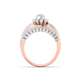 Ivana Jewels Rings 1 Carat Diamond Gold Halo Ring