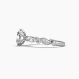 Ivana Jewels Rings 1 Carat Solitaire Diamond Oval Ring