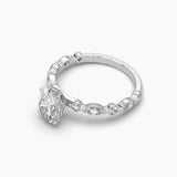 Ivana Jewels Rings 1 Carat Solitaire Diamond Oval Ring