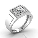 Ivana Jewels Rings 1 Carat Solitaire Everyday Charm Men's Ring