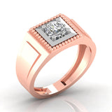 Ivana Jewels Rings 1 Carat Solitaire Everyday Charm Men's Ring