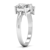 Ivana Jewels Rings 2.3 Carat Emerald & Oval Sparkle Ring