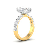 Ivana Jewels Rings 2 Ct Radiant Cut Solitaire Diamonds