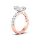 Ivana Jewels Rings 2 Ct Radiant Cut Solitaire Diamonds