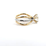 Ivana Jewels Rings 3.02 Carat Diamond Criss-Cross Radiance