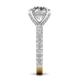 Ivana Jewels Rings 3.5 Carat Solitaire Diamond Channel Setting Ring