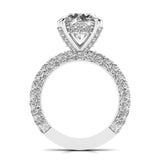 Ivana Jewels Rings 3.5 Carat Solitaire Diamond Channel Setting Ring