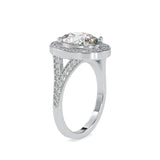 Ivana Jewels Rings 3 Carat Oval Lab Grown Diamond Engagement Ring