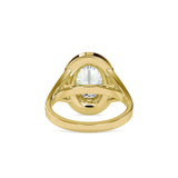 Ivana Jewels Rings 3 Carat Oval Lab Grown Diamond Engagement Ring