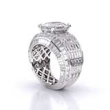 Ivana Jewels Rings 6.02 Centre Solitaire Fashionable Solitaire Cushion Ring