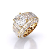 Ivana Jewels Rings 6.02 Centre Solitaire Fashionable Solitaire Cushion Ring