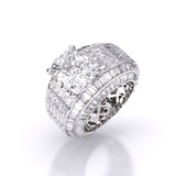 Ivana Jewels Rings 6.02 Centre Solitaire Fashionable Solitaire Cushion Ring