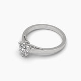 Ivana Jewels Rings 60 Pointers Solitaire Heart Diamond Love's Embrace Ring