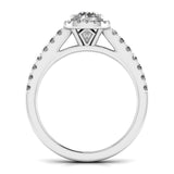 Ivana Jewels Rings 70 Pointer Dazzling Halo Rose