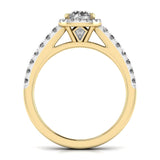 Ivana Jewels Rings 70 Pointer Dazzling Halo Rose