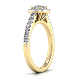 Ivana Jewels Rings 70 Pointer Dazzling Halo Rose