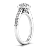 Ivana Jewels Rings 70 Pointer Dazzling Halo Rose