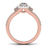 Ivana Jewels Rings 70 Pointer Solitaire Lab Grown Diamond Split Ring