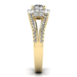 Ivana Jewels Rings 70 Pointer Solitaire Lab Grown Diamond Split Ring