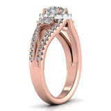 Ivana Jewels Rings 70 Pointer Solitaire Lab Grown Diamond Split Ring