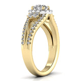Ivana Jewels Rings 70 Pointer Solitaire Lab Grown Diamond Split Ring