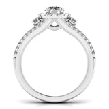Ivana Jewels Rings 70 Pointer Solitaire Lab Grown Diamond Split Ring