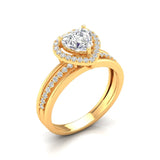 Ivana Jewels Rings Adore 1 Carat Centre Heart Diamond Ring