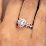 Ivana Jewels Rings Adore 1 Carat Centre Heart Diamond Ring