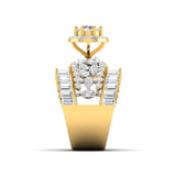 Ivana Jewels Rings Baguette and Round Diamond Ring