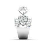 Ivana Jewels Rings Baguette and Round Diamond Ring