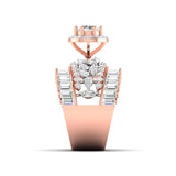 Ivana Jewels Rings Baguette and Round Diamond Ring
