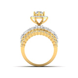Ivana Jewels Rings Baguette and Round Diamond Ring