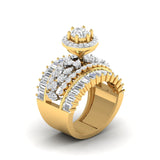 Ivana Jewels Rings Baguette and Round Diamond Ring