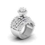 Ivana Jewels Rings Baguette and Round Diamond Ring