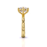 Ivana Jewels Rings Casual 3.35 Carat Solitaire Ring